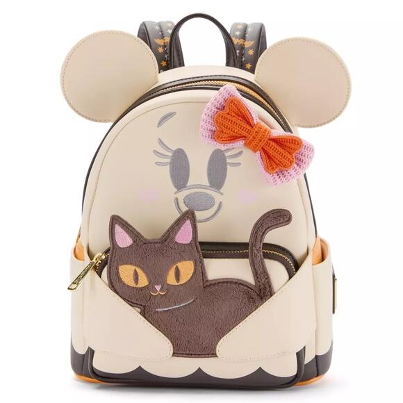 Loungefly Handbags - NWT Loungefly Disney Minnie Mouse Cutie Ghost & Cat Mini Backpack